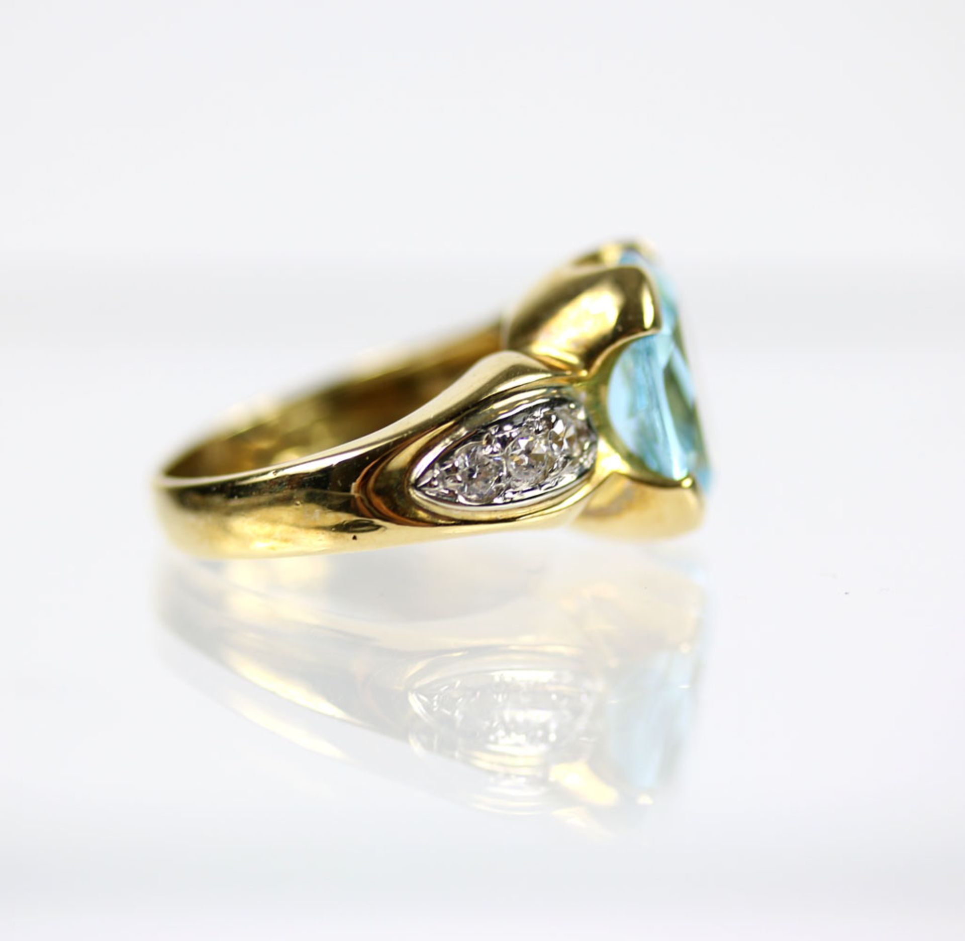 Ring mit Spinell und Brillanten - Image 3 of 5