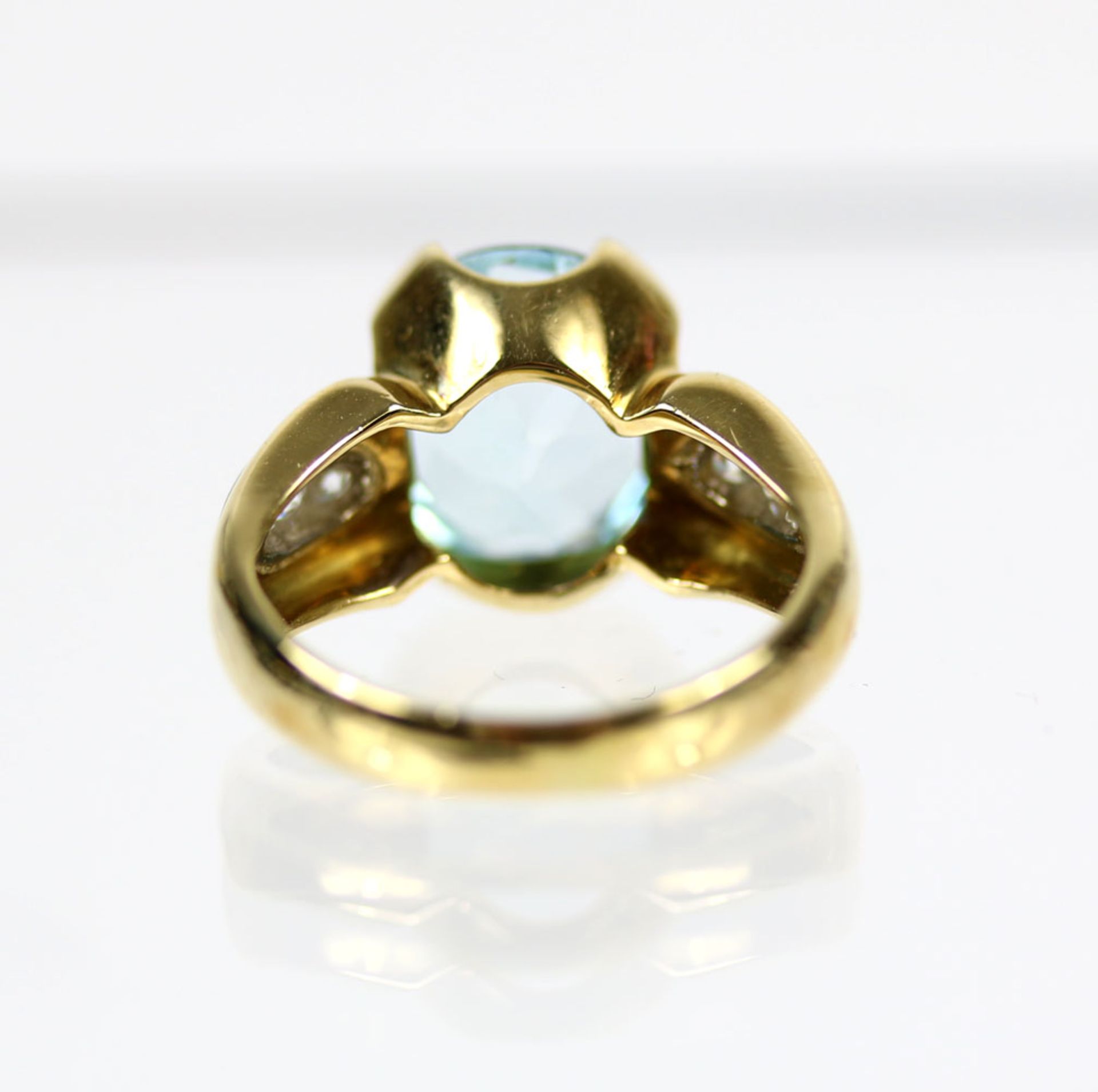 Ring mit Spinell und Brillanten - Image 2 of 5