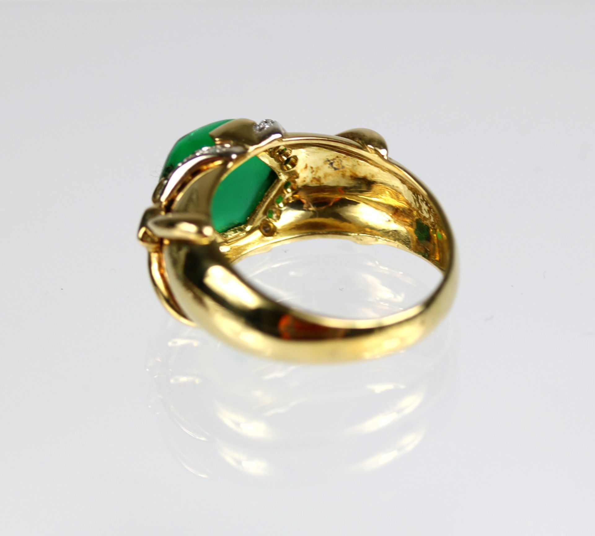 Ring mit Farbsteinen und Brillanten - Image 3 of 4