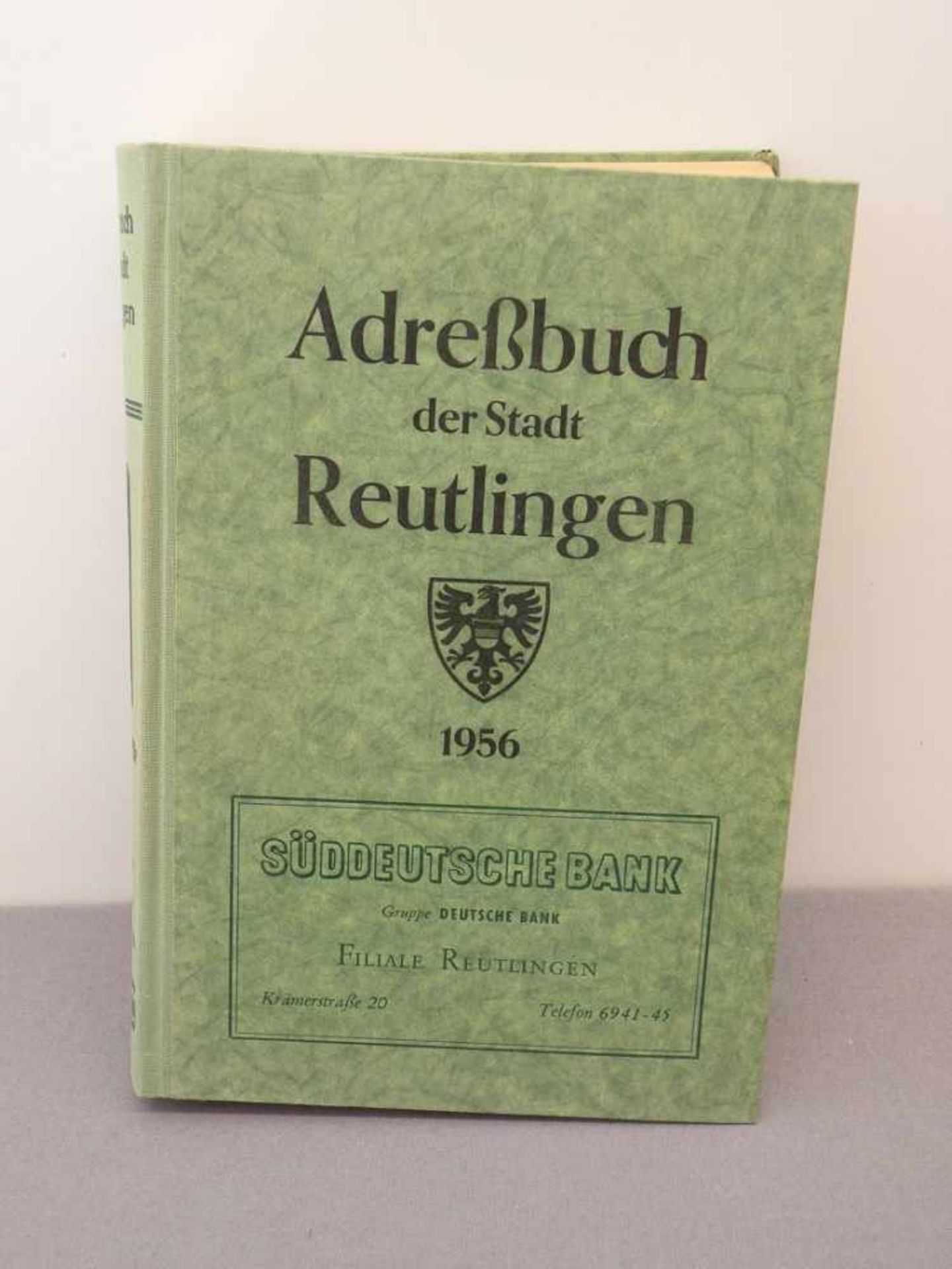 "Adressbuch der Stadt Reutlingen", 1956