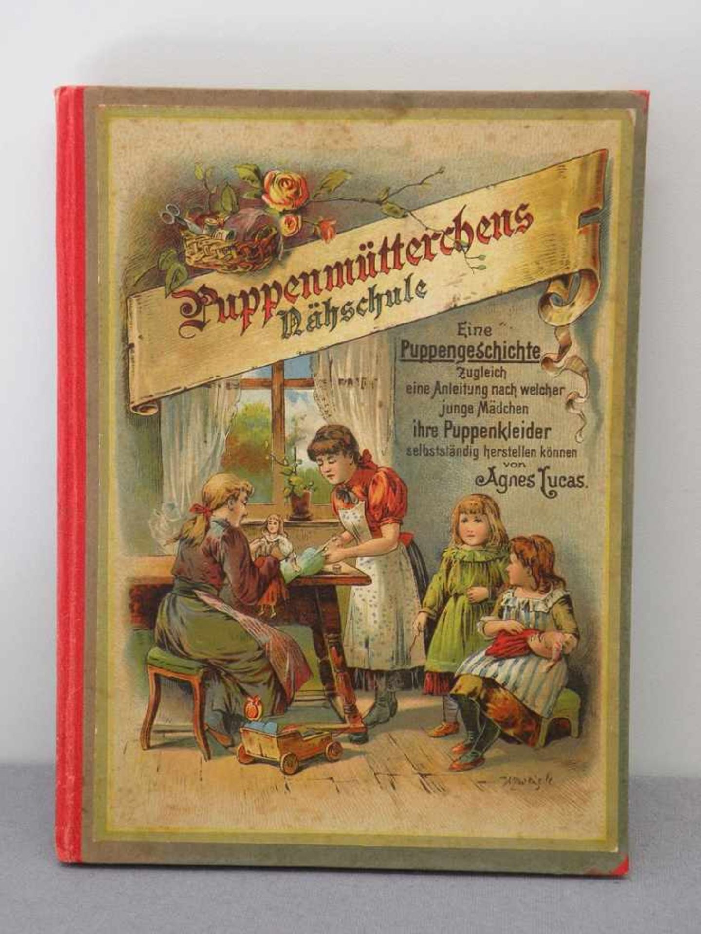 Buch "Puppenmütterchens Nähschule", illustriert, Verlag Maier, Ravensburg, berieben