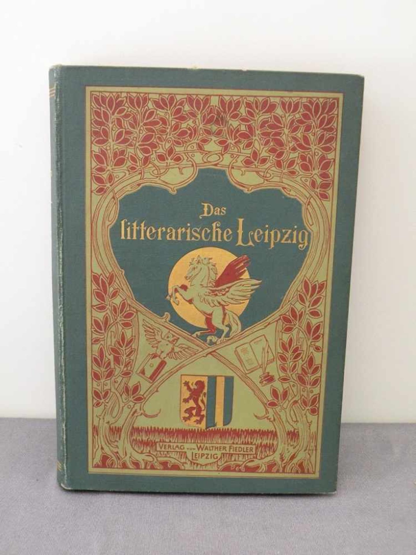 Buch "Das literarische Leipzig", illustriert, 1897