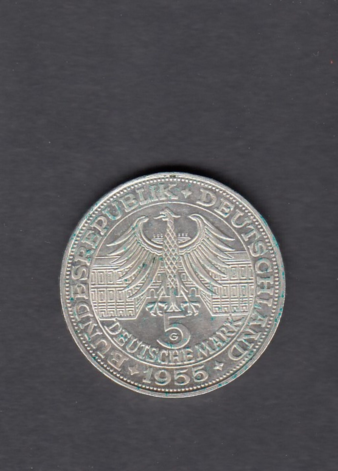 5 DM Markgraf von Baden, 1955 - Image 2 of 2