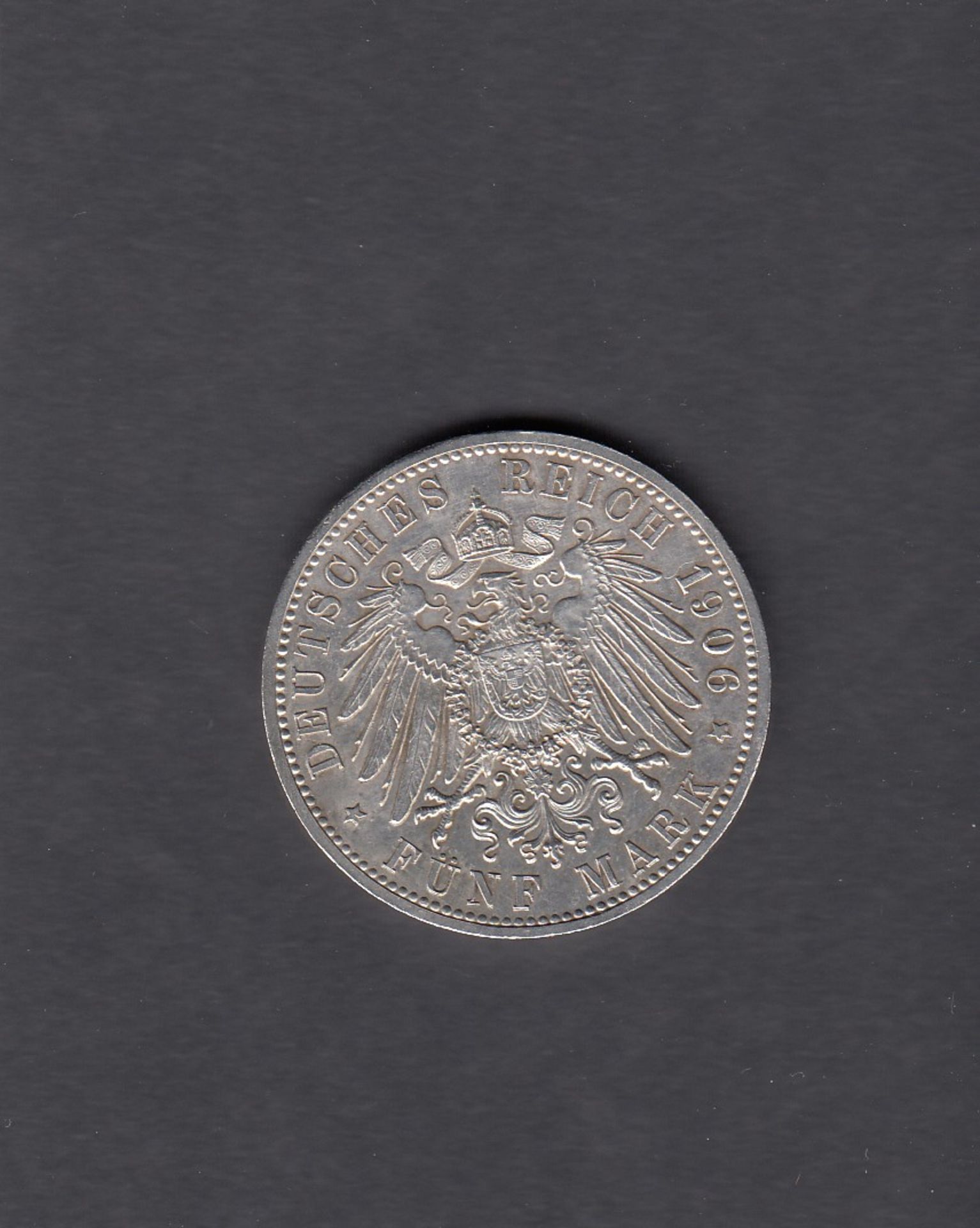 5 Mark Baden, Silber, Friedrich und Luise, 1856-1906, Jäger-Nr. 35