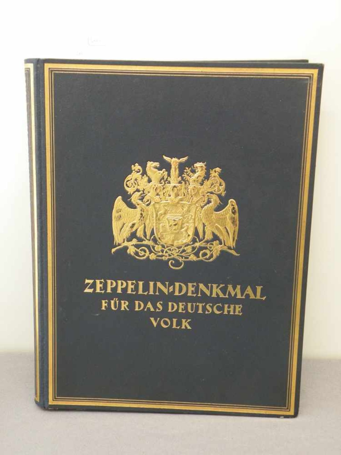 Buch "Zeppelin - Denkmal für das deutsche Volk", illustriert, Germania Verlag, Stuttgart, leicht