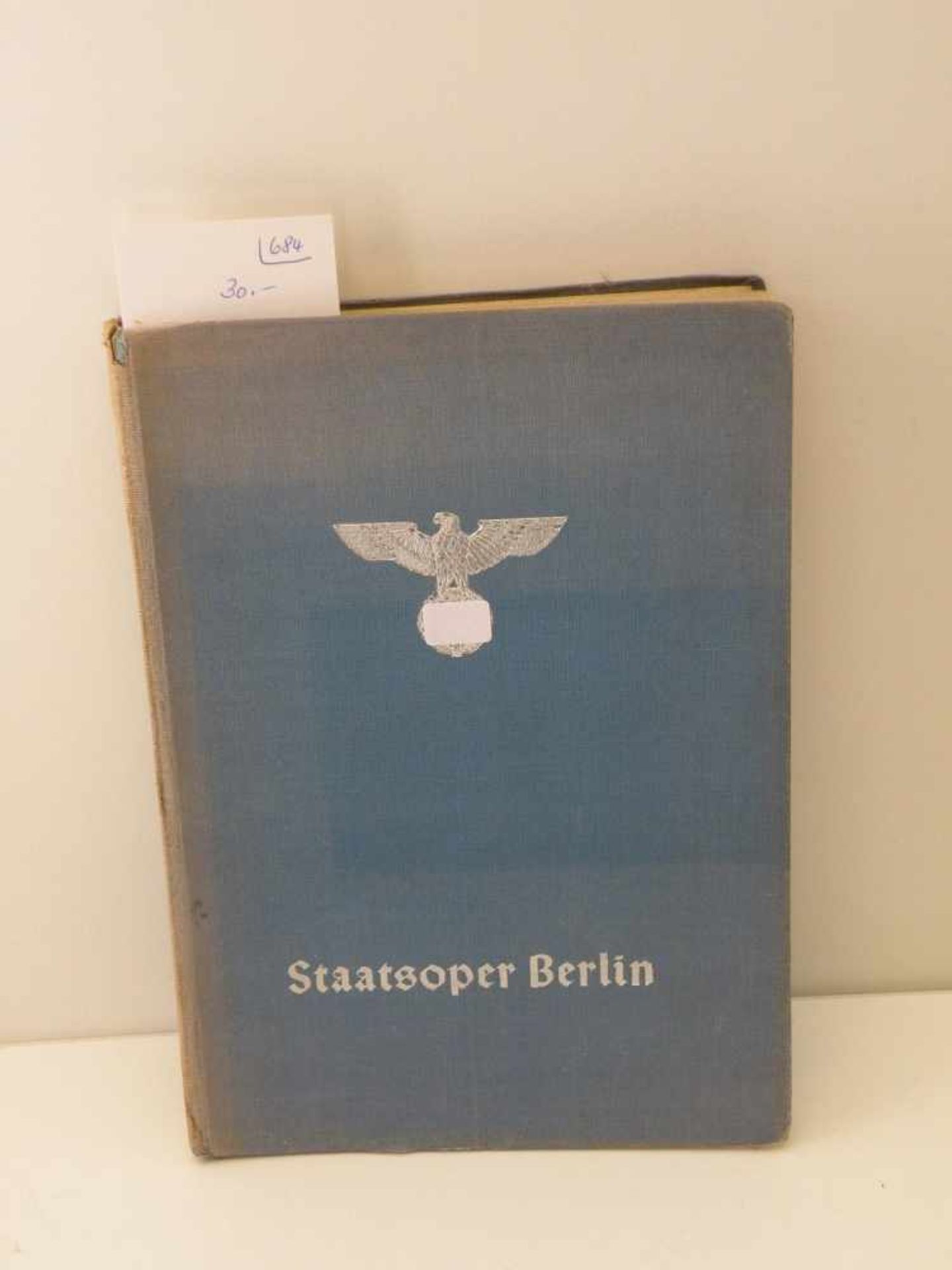 Buch "Staatsoper Berlin", Almanch 1936 - 39, illustriert