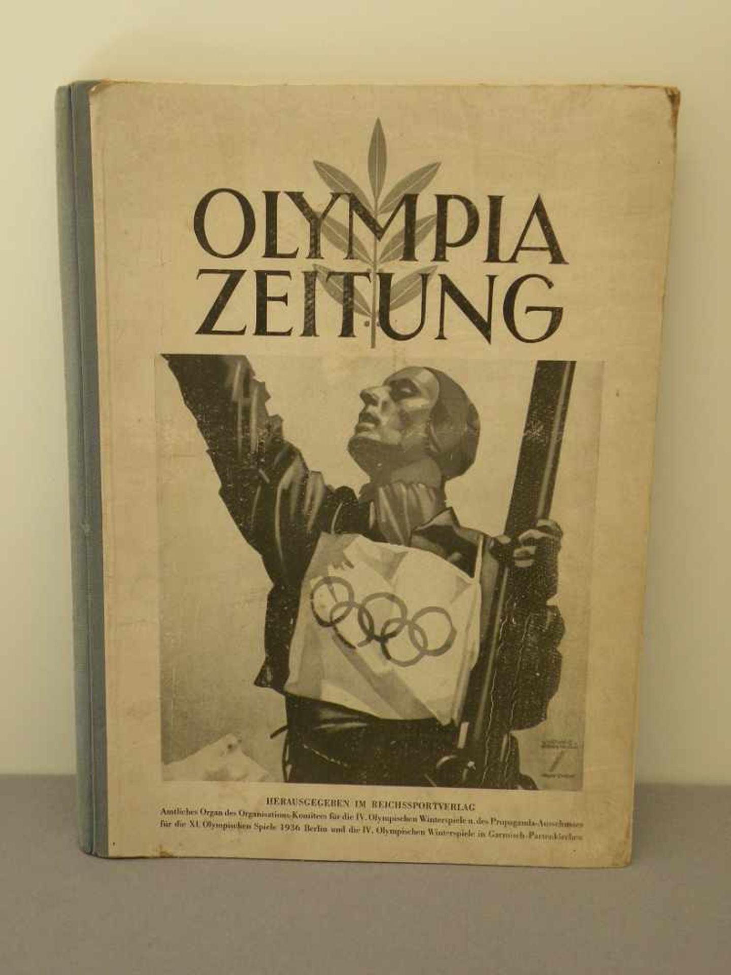 "Olympia-Zeitung" 1936, Gebrauchsspuren