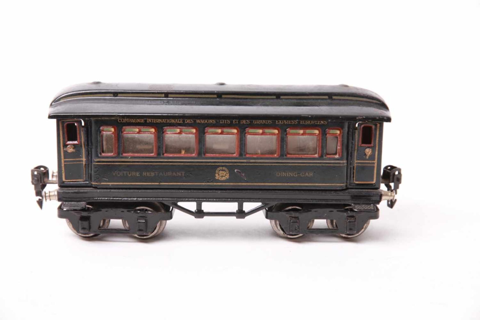 Märklin S 0, 1746 Voiture Restaurant, blau. Inneneinrichtung, L21,5cm, Z2