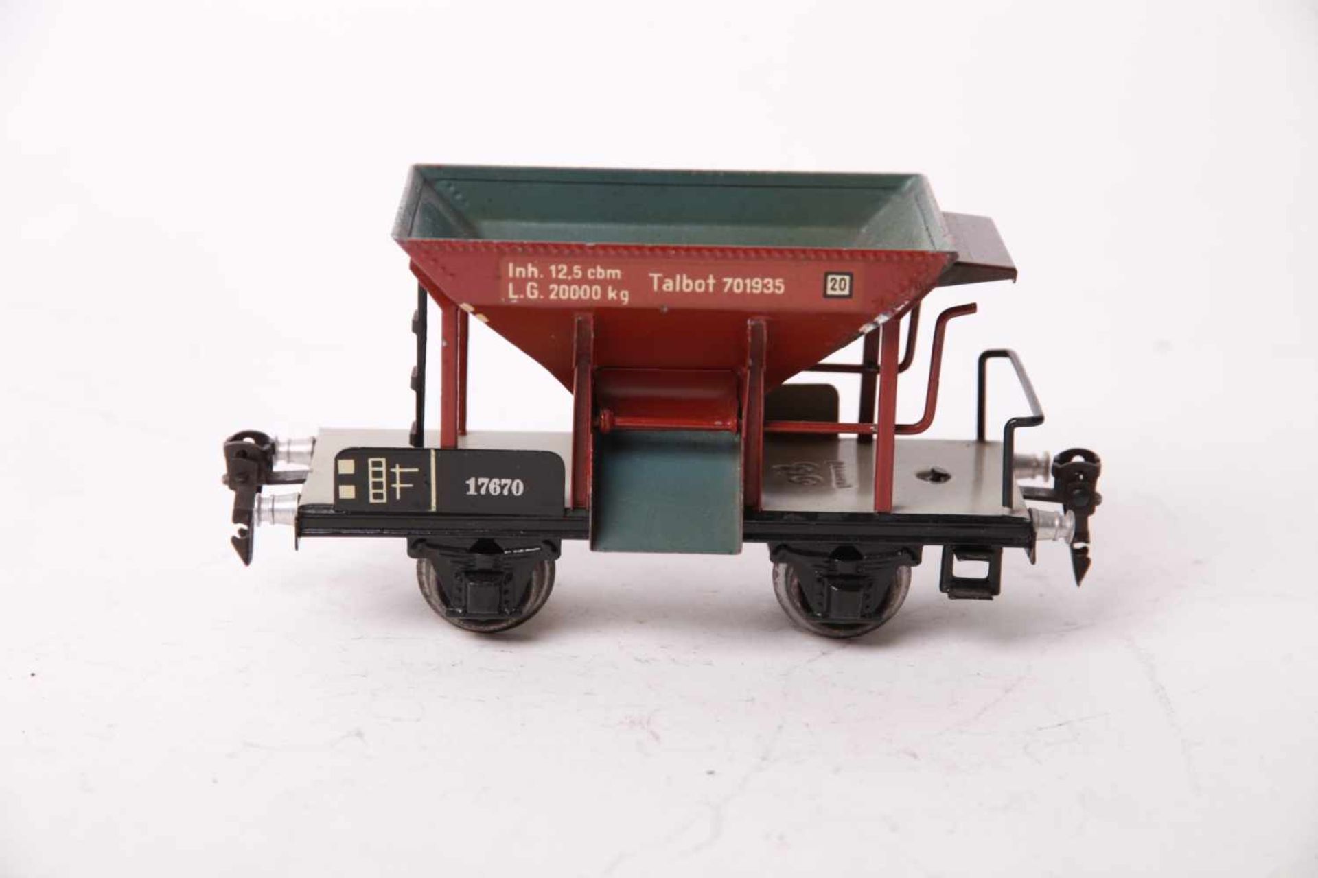 Märklin S 0, 1767 Schotterwagen. L16,5cm Z1-2