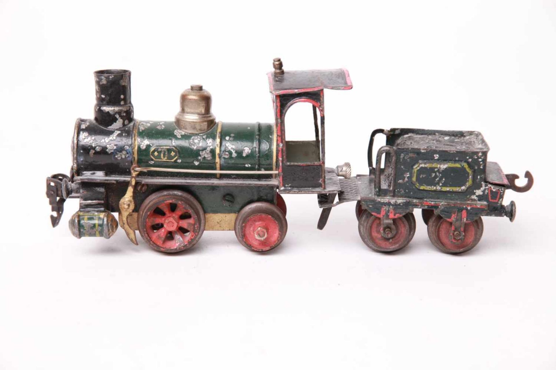 Märklin S 0, Storchenbein A1, Uhrwerk funktionierend, bespielt Z3