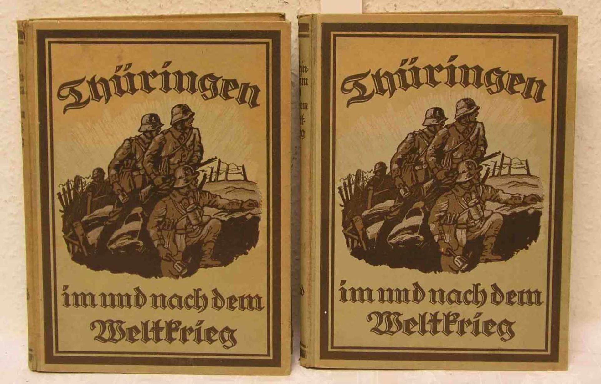 "Thüringen im und nach dem Weltkrieg". Bd. 1 und 2, 1921, Verlag der Literaturwerke<