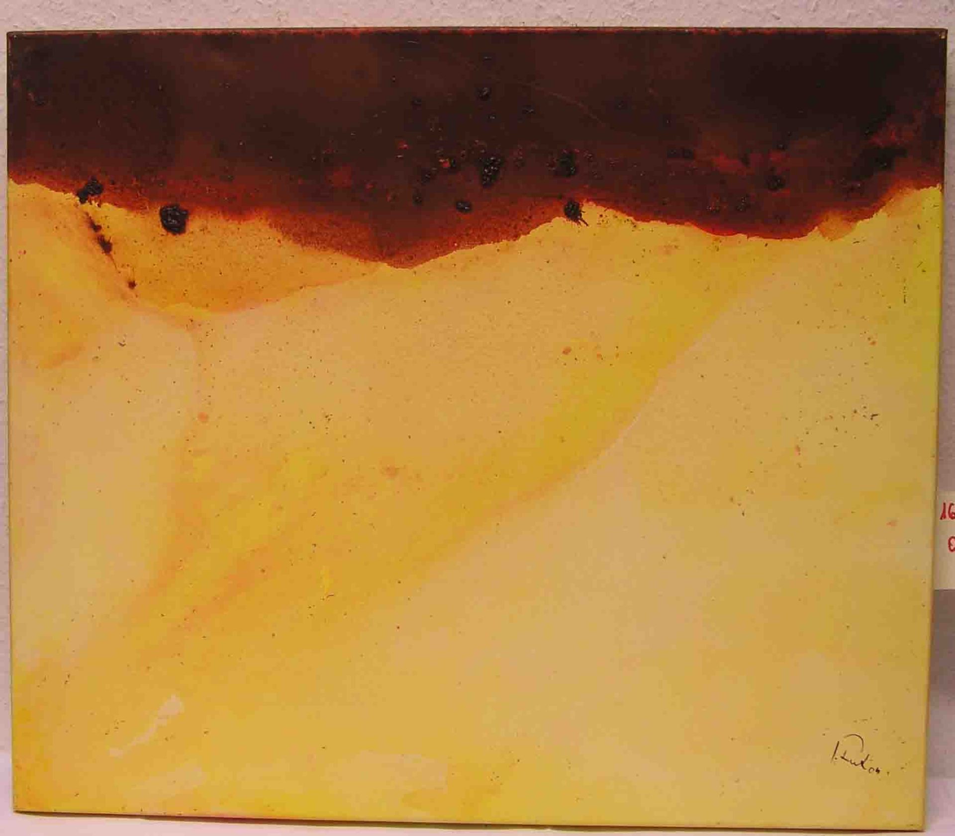 Reck, Jürgen (geb. 1939 Oberhausen): "Des Lichtes Dunkel". Öl/Lwd., signiert, 60 x 70cm.