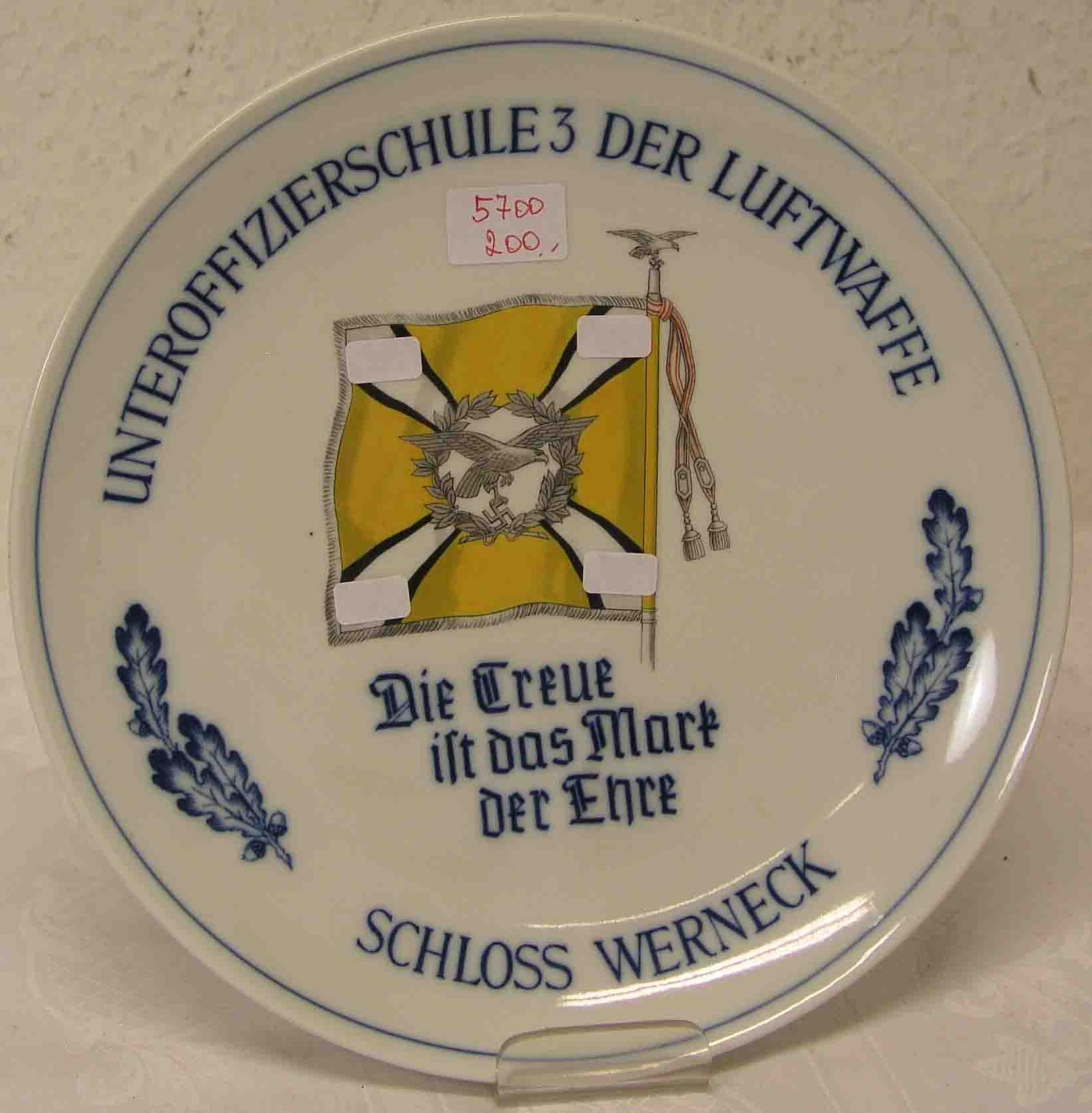 Deutsches Reich: Luftwaffe "Erinnerungsteller der Unteroffiziersschule 3 der Luftwaffe",