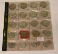 Posten DDR - Münzen. 16 x 5 Mark, 12 x 10 Mark, 8 x 20 Mark. Dazu: 14 Kleinmünzen.