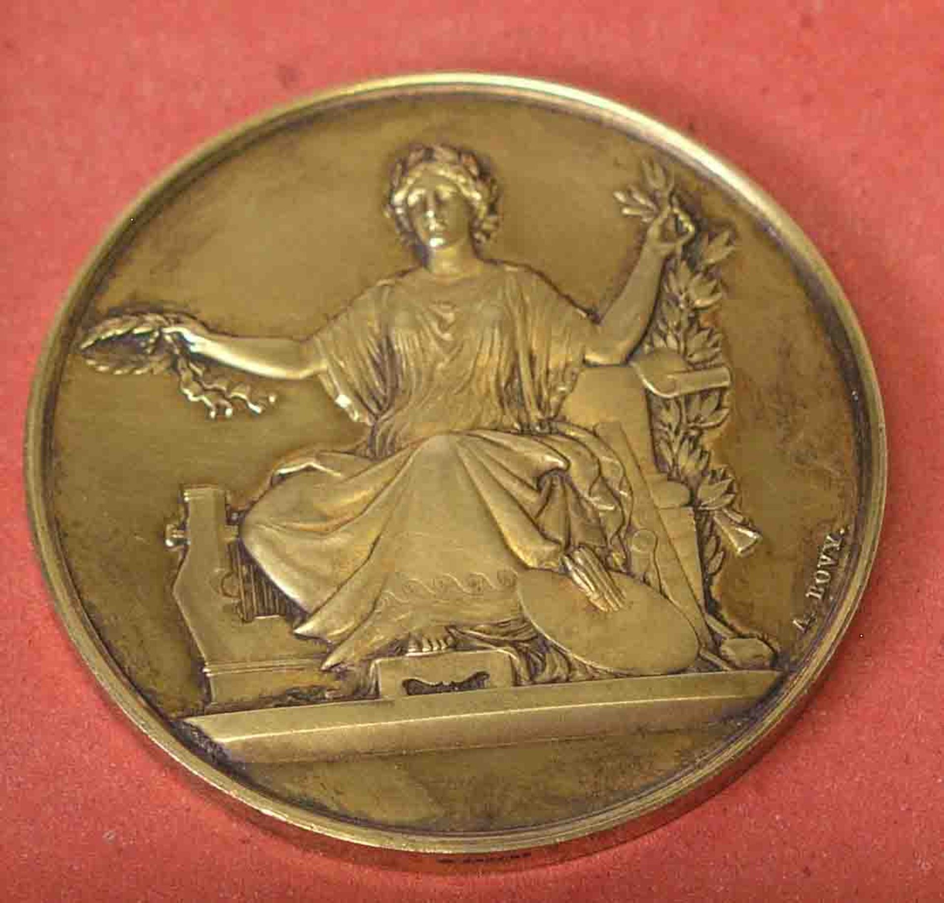 Medaille, Silber, Frankreich, 1867. "Societé Francaise de Neumismatique et Archeologie".