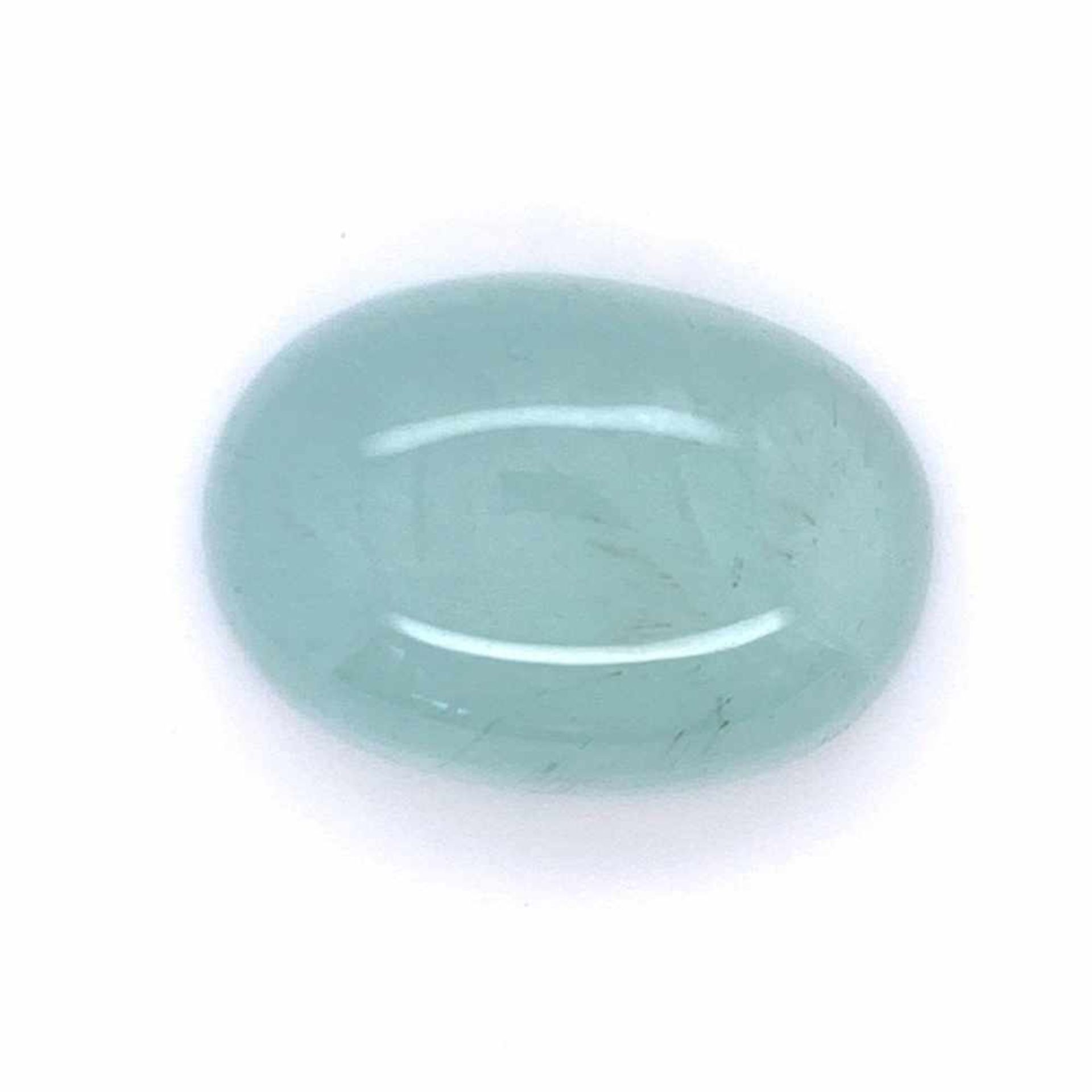 Aquamarin Aquamarin 45,36 ct Cabochon oval 28,00 x 19,66 h 10,14