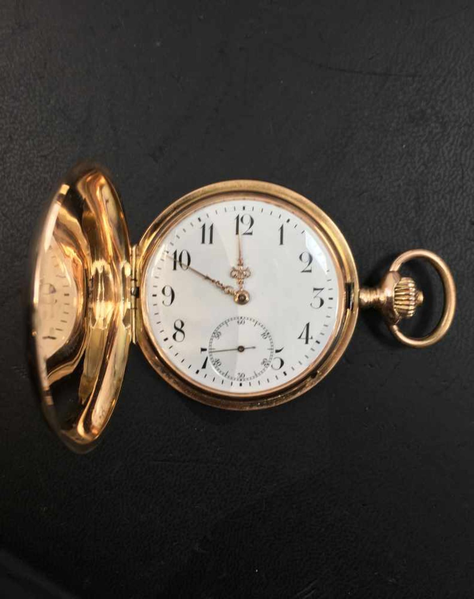 Taschenuhr IWC Taschenuhr Ref. 309197 Handaufzug 585/- Roségold, Gesamtgewicht: 95,34 g