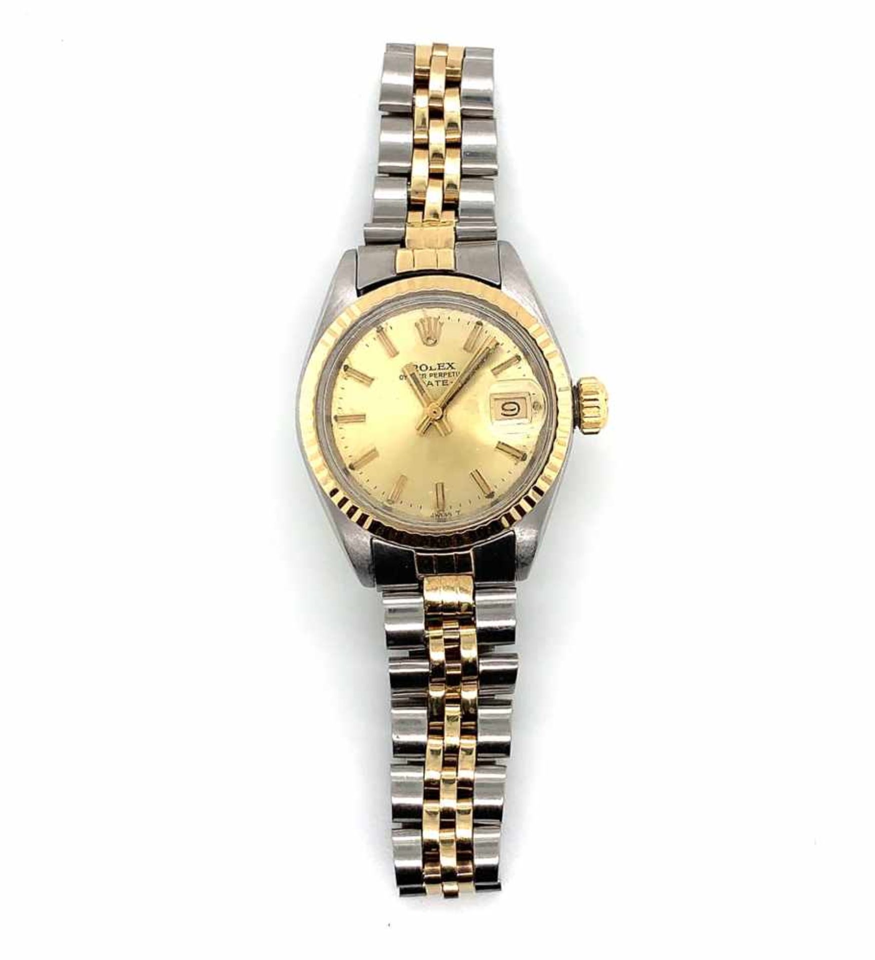 Rolex Date ArmbanduhrRolex Date Ref. 6917 Automatik 750/- Gelbgold/Edelstahl Geschlecht: DamenJahr