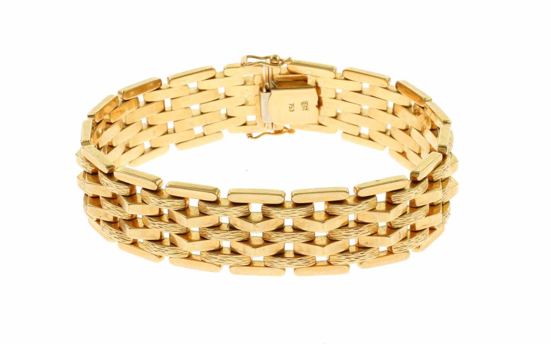 ArmbandArmband 750/- Gelbgold, Länge ca. 19,50 cm, 45,77g