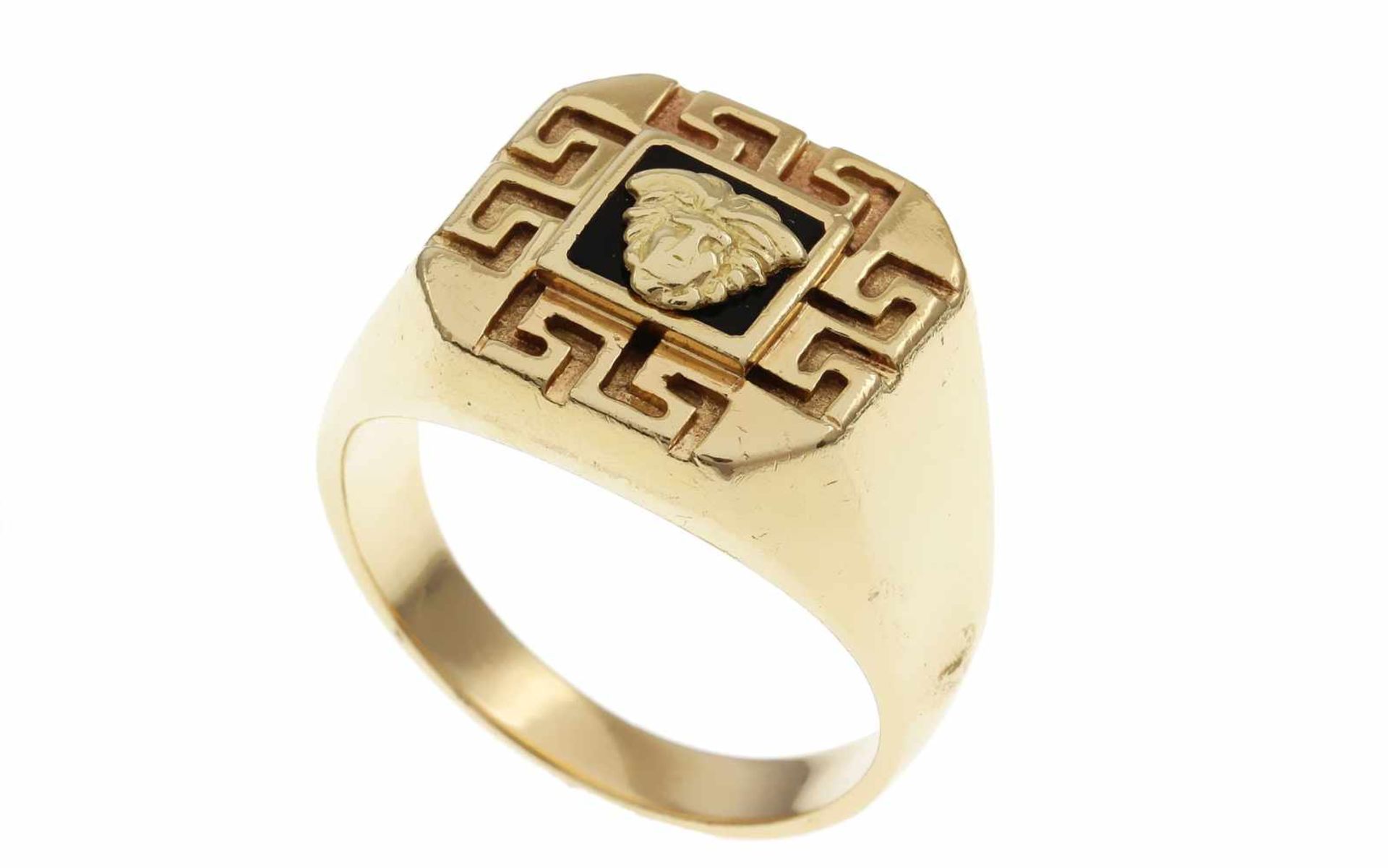 RingRing 585/- Gelbgold, Ringgröße ca. 65, 12,08g