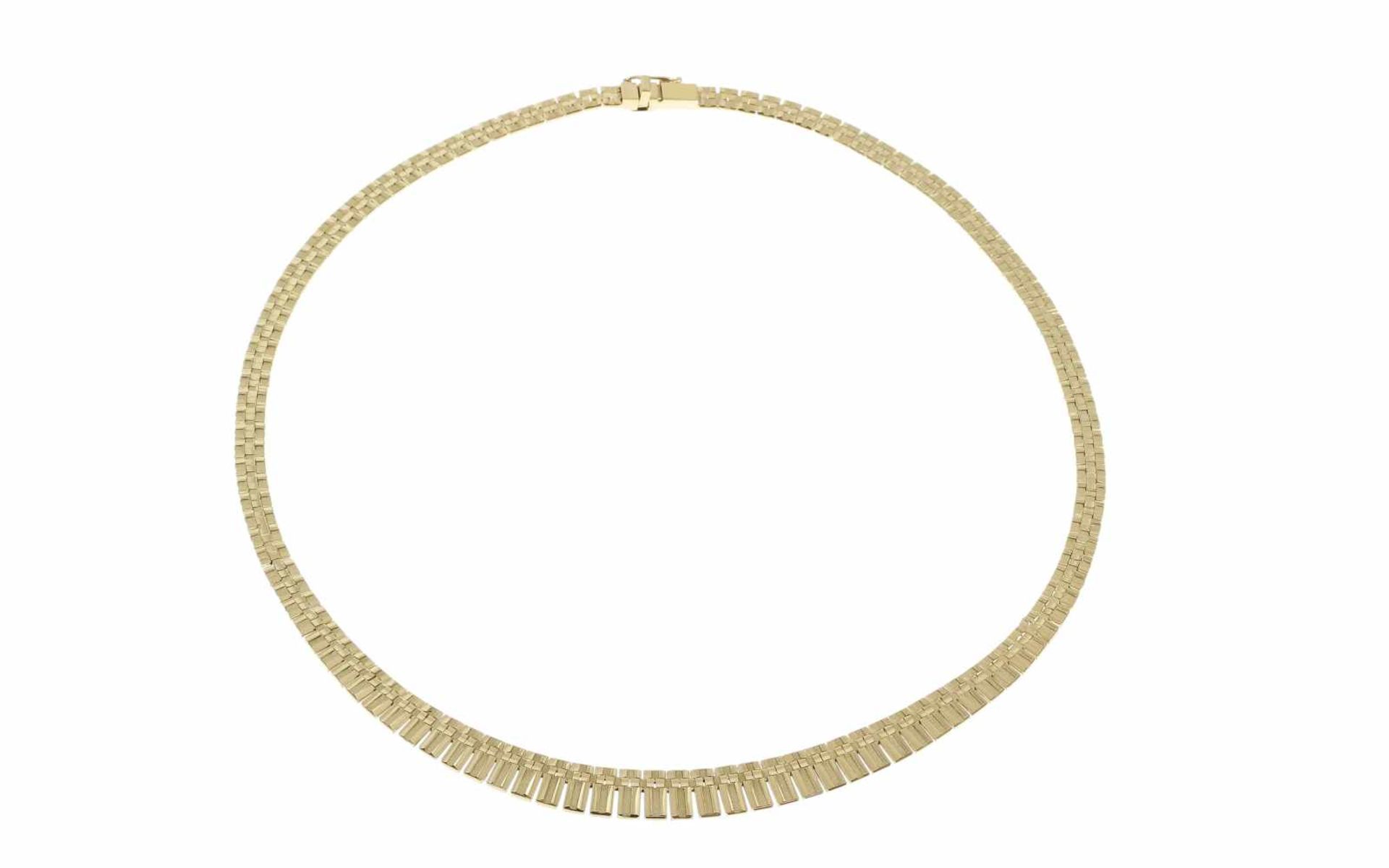 CollierCollier 585/- Gelbgold, Länge ca. 43,00 cm, 34,40g