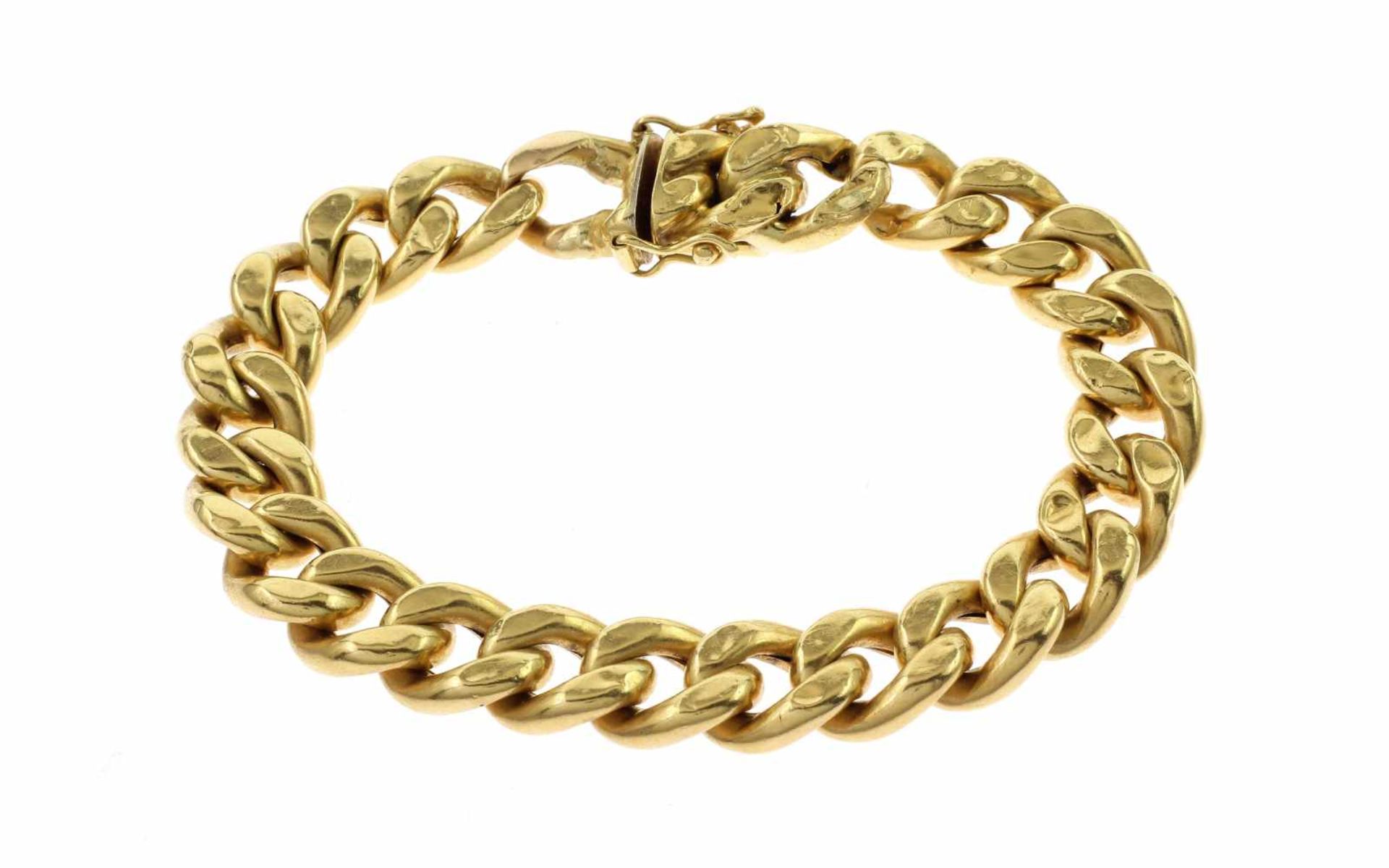 PanzerarmbandPanzerarmband 750/- Gelbgold, Länge ca. 18,00 cm, 20,91g