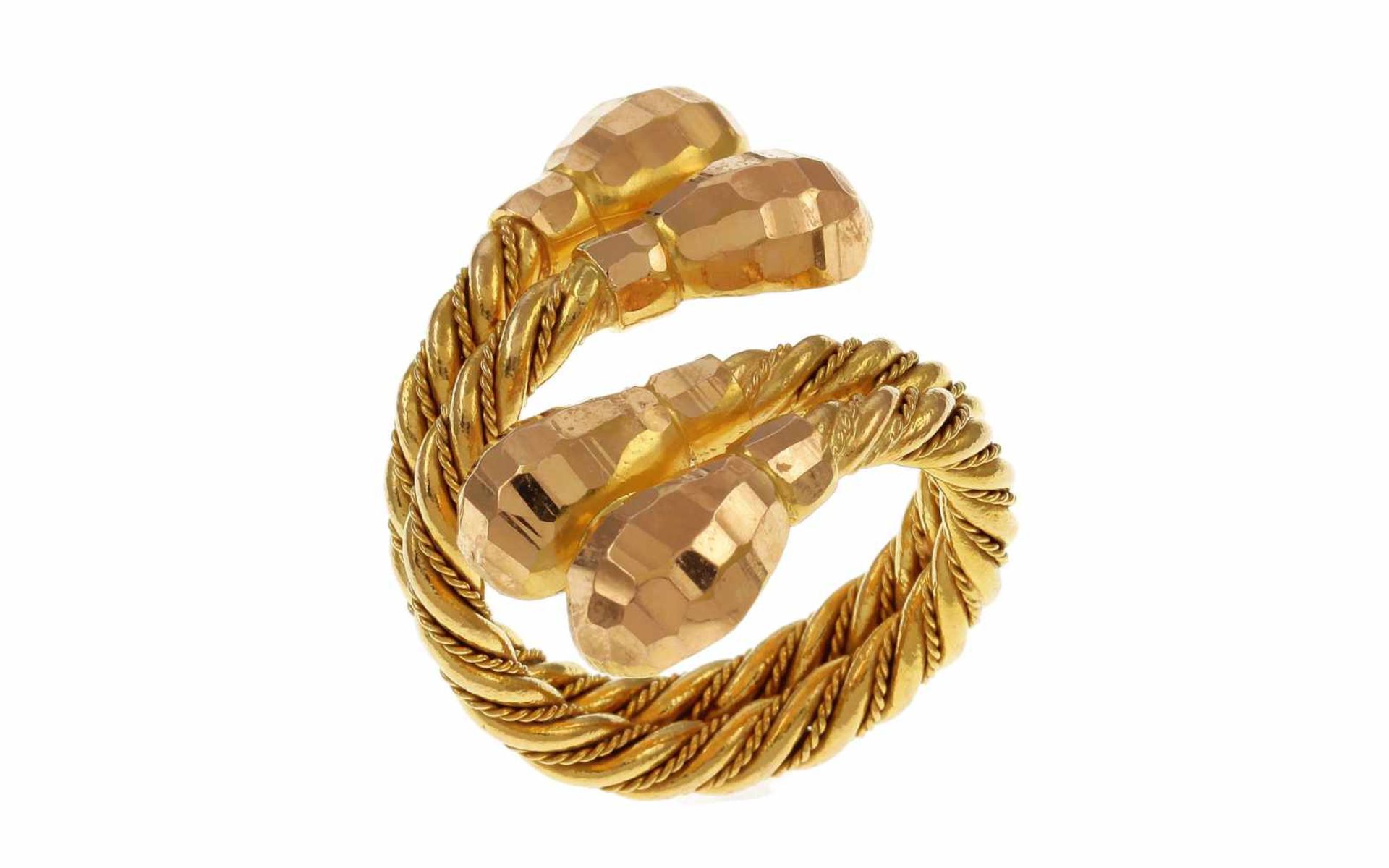 RingRing 916/- Gelbgold, Ringgröße ca. 58, 12,62g