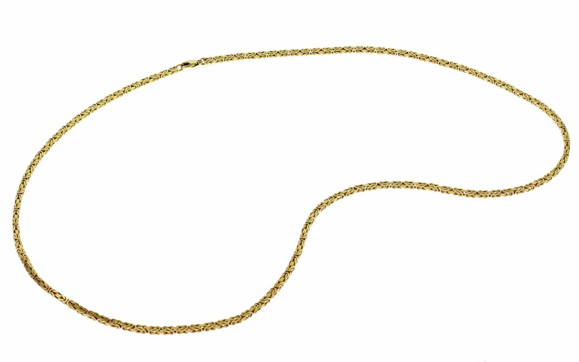 KönigsketteKönigskette 585/- Gelbgold, Länge ca. 82,00 cm, 49,72g