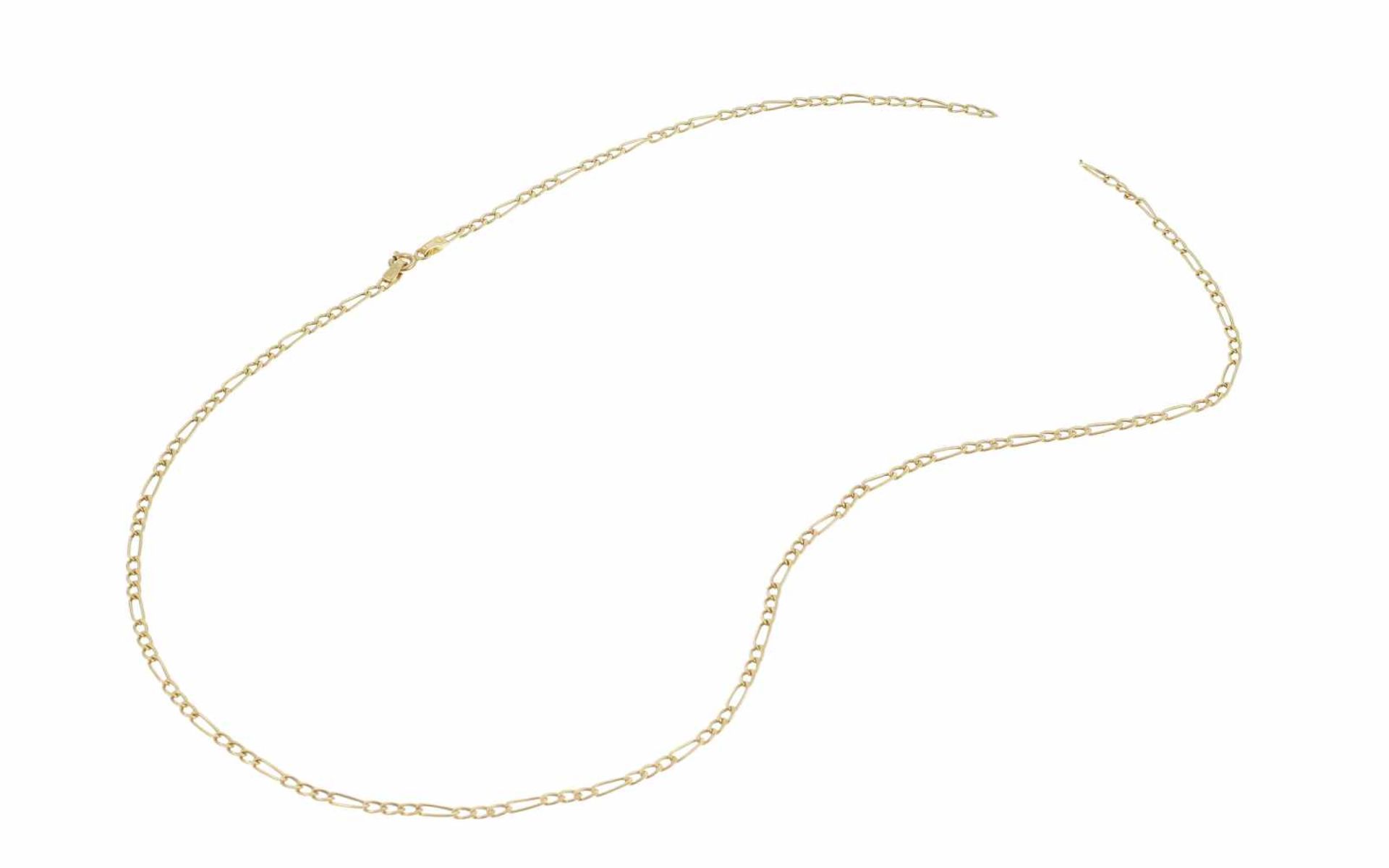 FigaroketteFigarokette 750/- Gelbgold, Länge ca. 51,00 cm, 3,29g