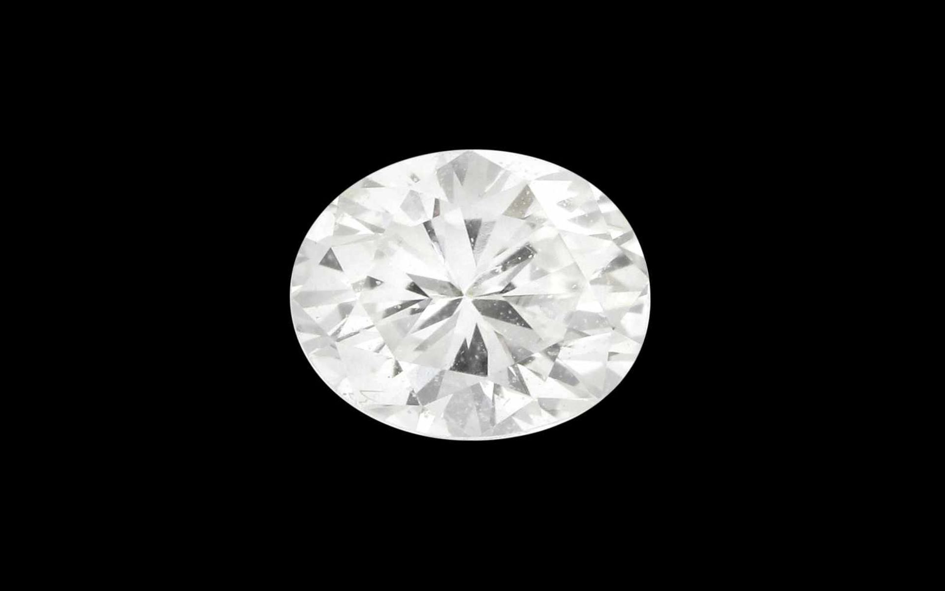 Diamant0,12 ct. F/vvs1 Ovalschliff Schätzwert 300 €