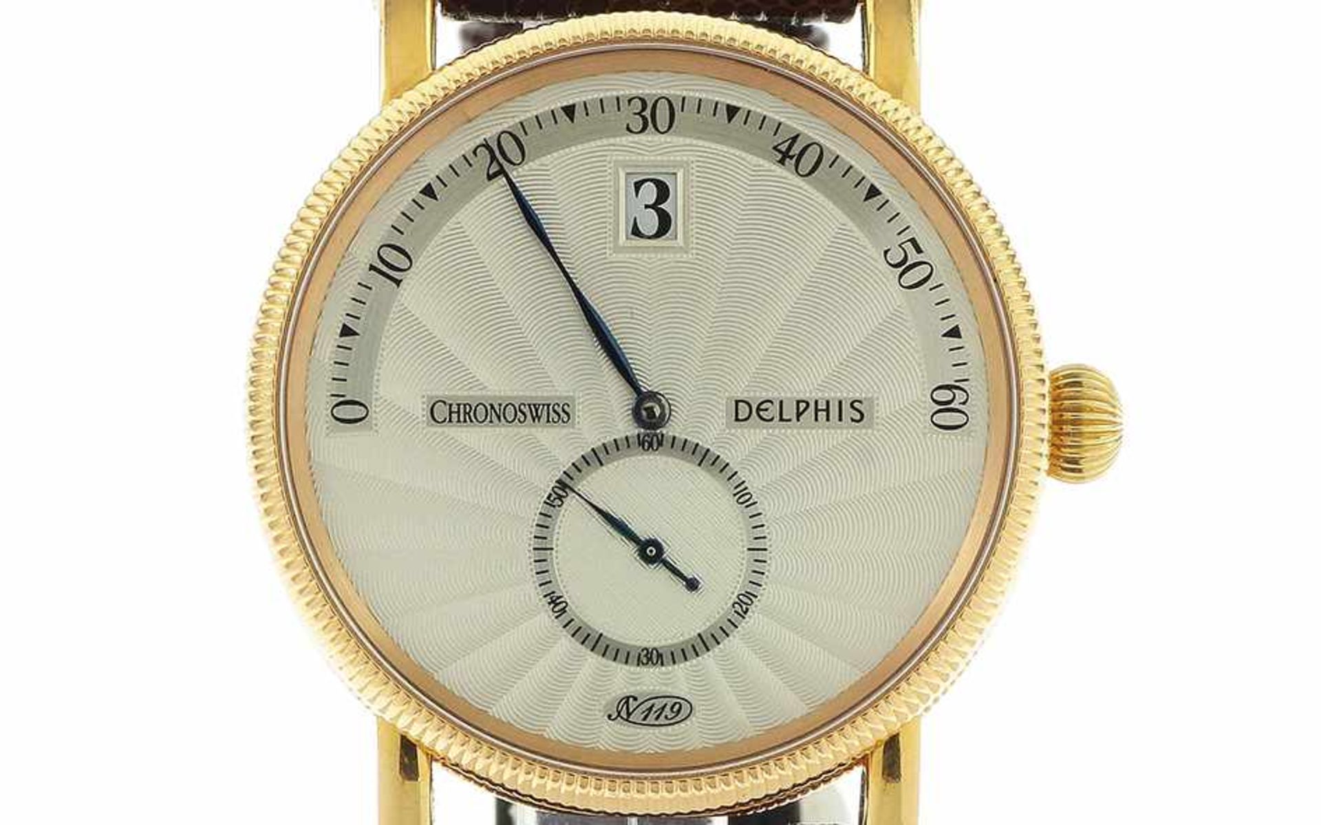 ArmbanduhrChronoswiss Delphis N119 Automatik 750/- Roségold, Gesamtgewicht: 81,43 g, Geschlecht: