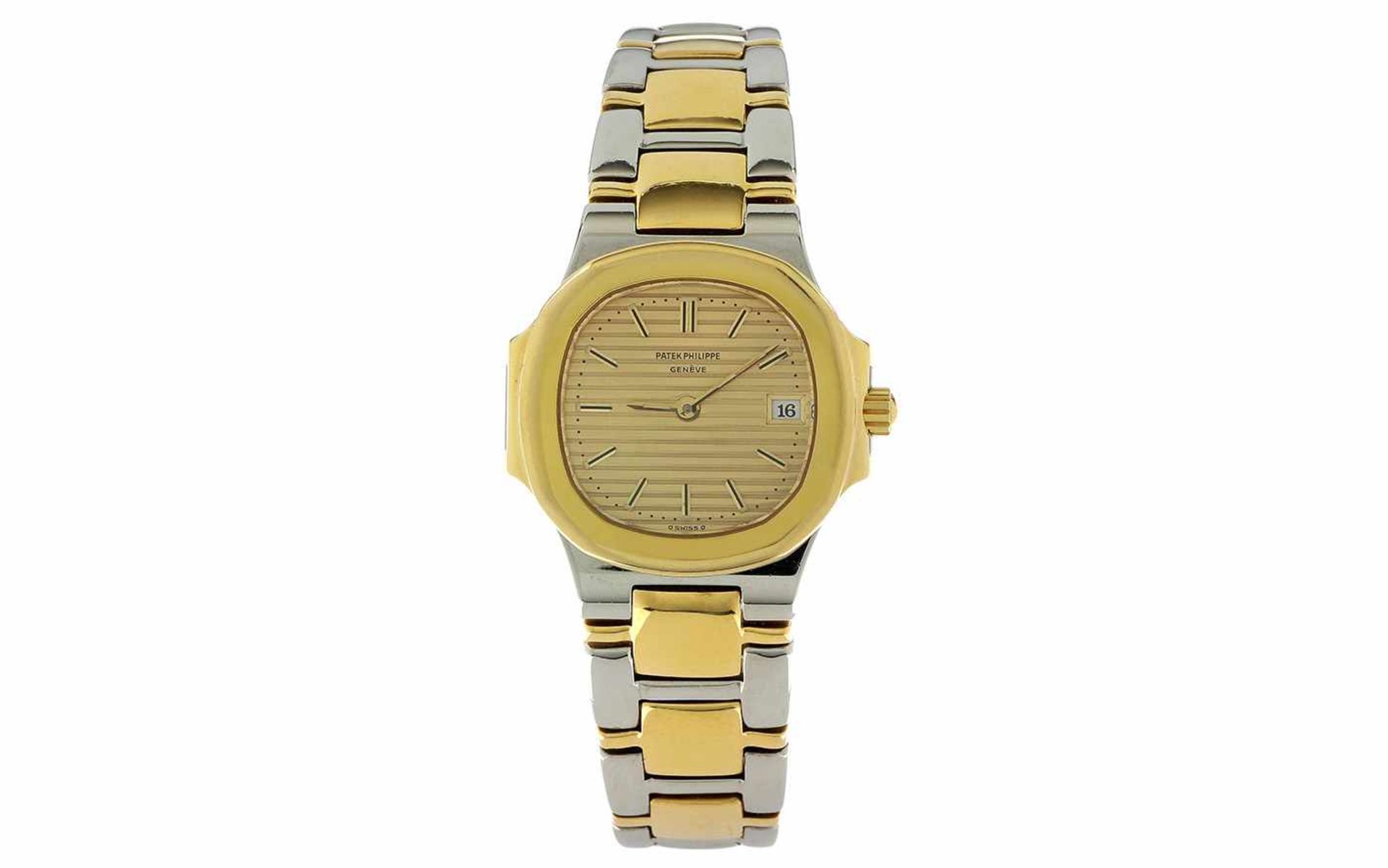 ArmbanduhrPatek Philippe Nautilus Automatik 750/- Gelbgold/Edelstahl, Geschlecht: Damen, Marke: