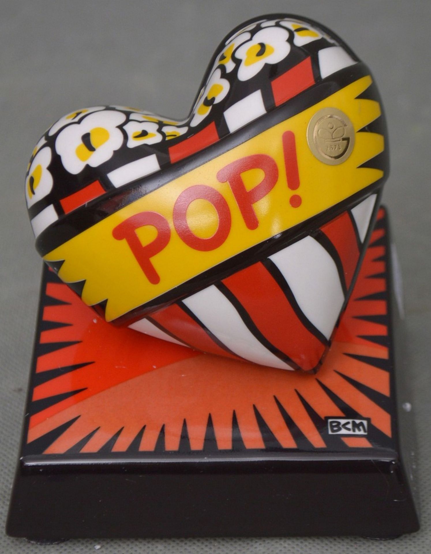 Love Pop Skulptur Herz