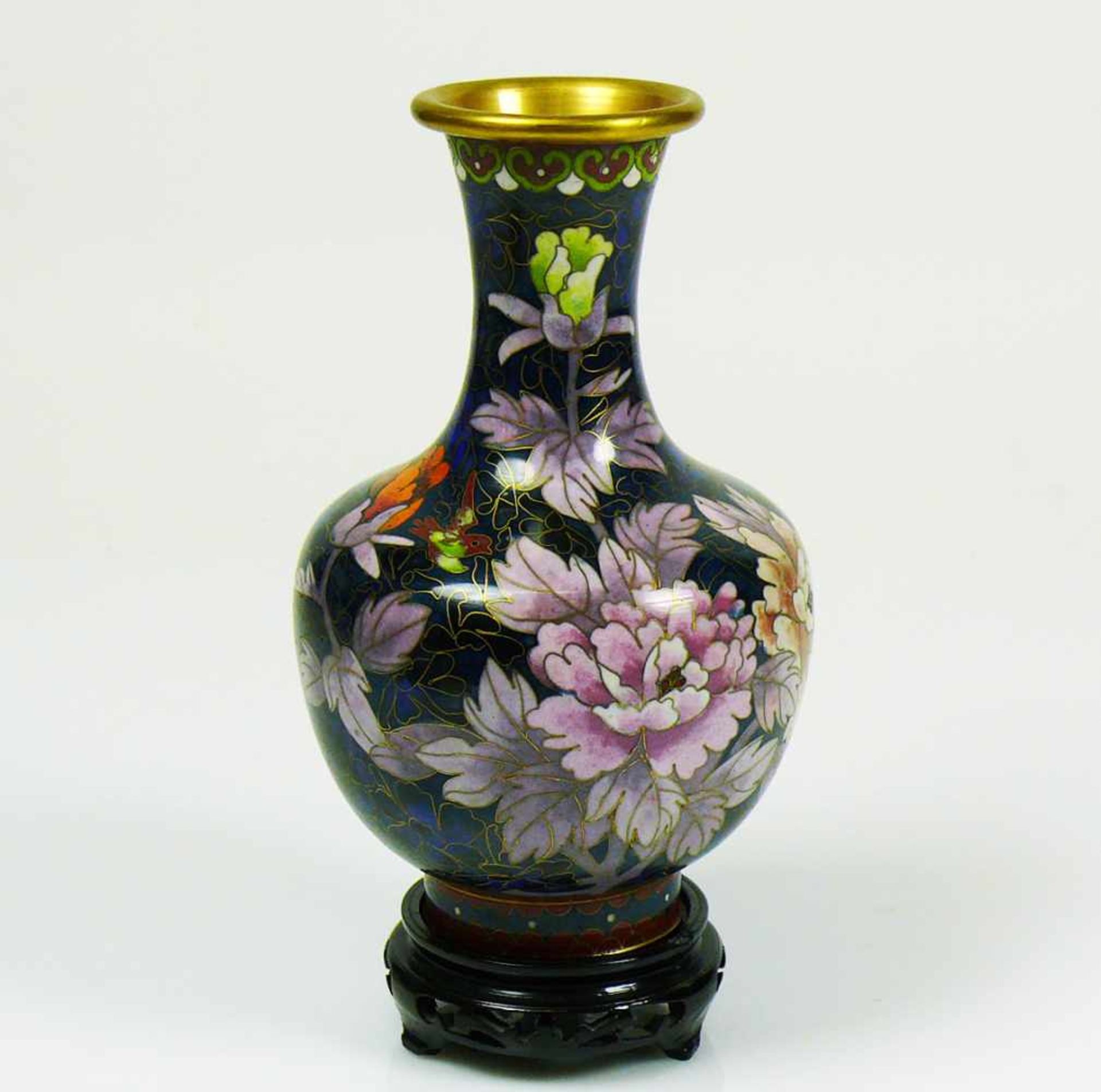 Cloisonné-Vase<