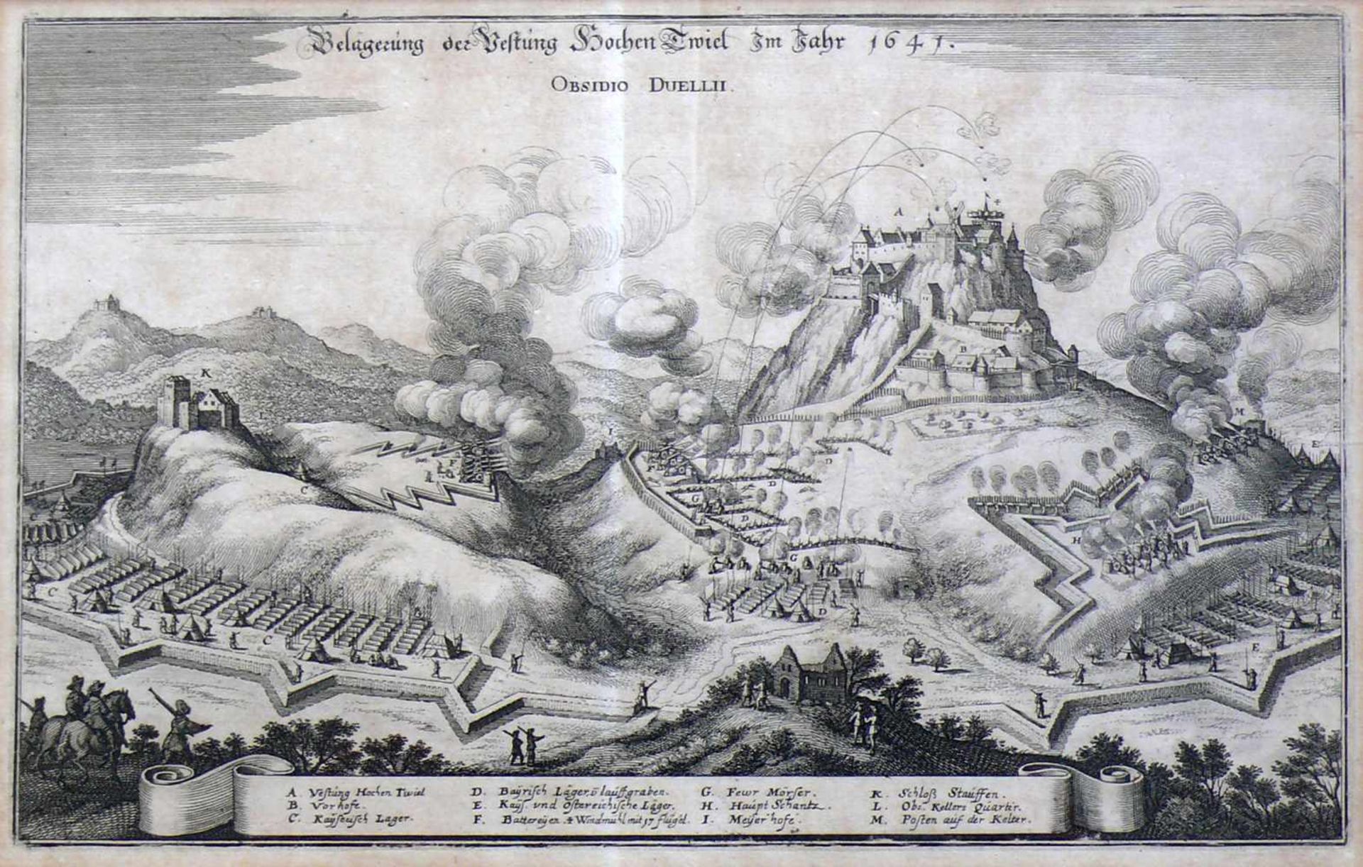 HochenTwiel (M. Merian, 1643) - Bild 2 aus 2