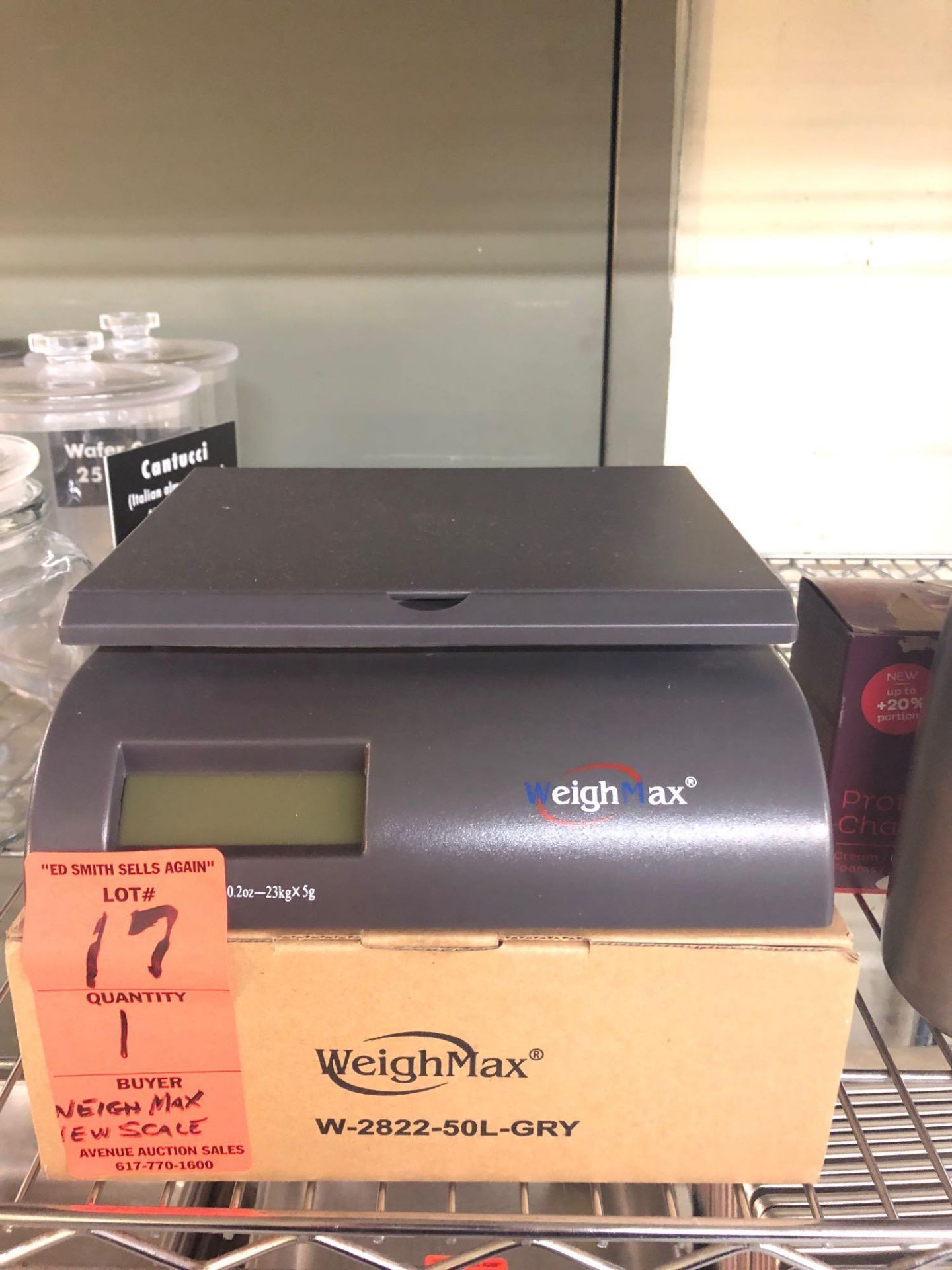 WeighMax 50 pound digital scale