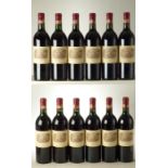 Chateau Lafite Rothschild 1986 Pauillac 12 bts OWC IN BOND