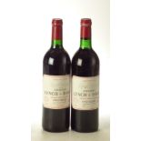 Chateau Lynch Bages 1983 Pauillac 1 bt Chateau Lynch Bages 2000 Pauillac 1 bt Above 2 bts