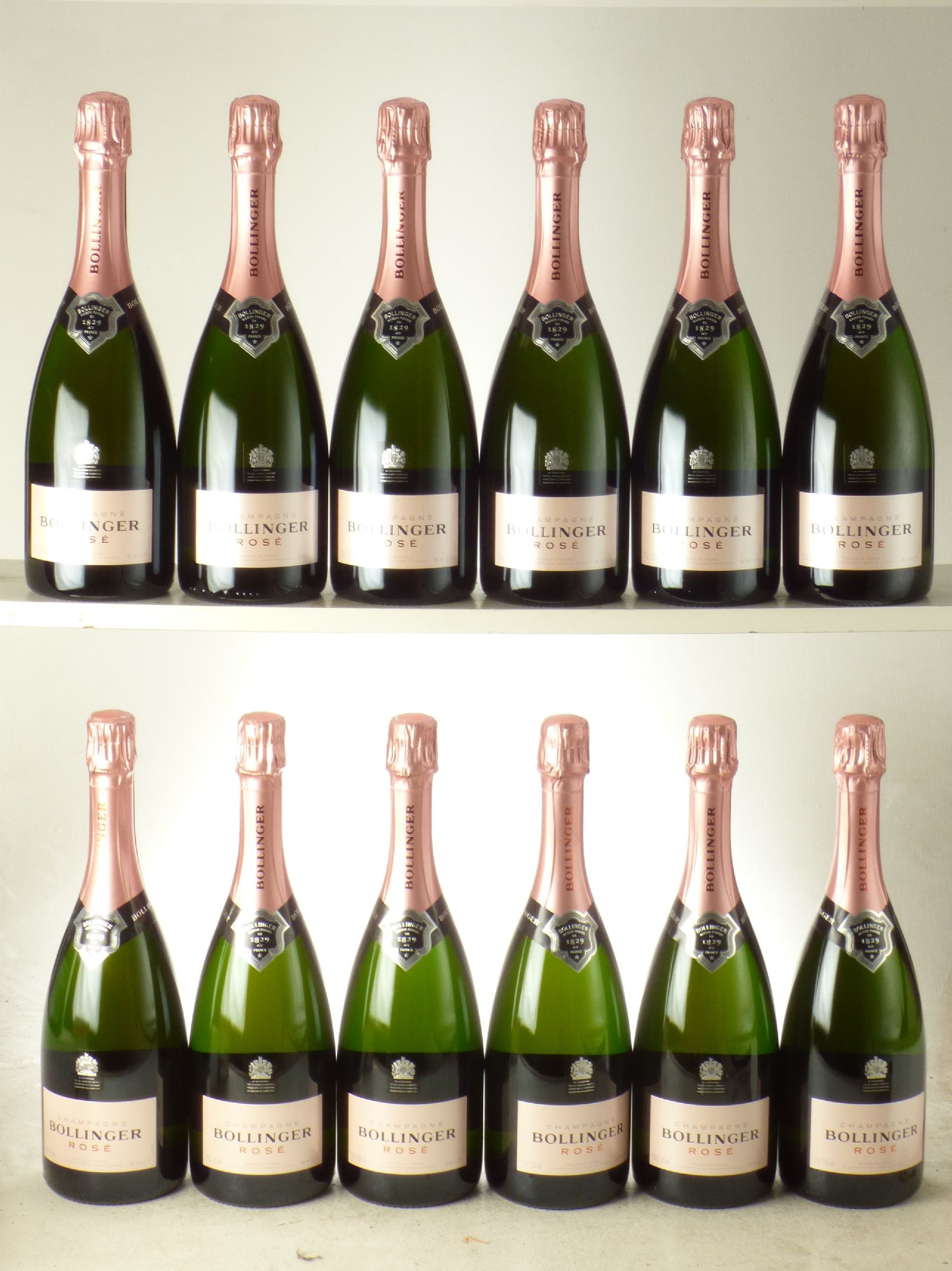 Champagne Bollinger Brut Rose 12 bts (2 X 6Bts OCC)