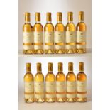 Chateau D'Yquem 2001 12 hf bts OWC In Bond