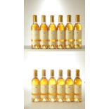 Chateau D'Yquem 2001 12 hf bts OWC In Bond