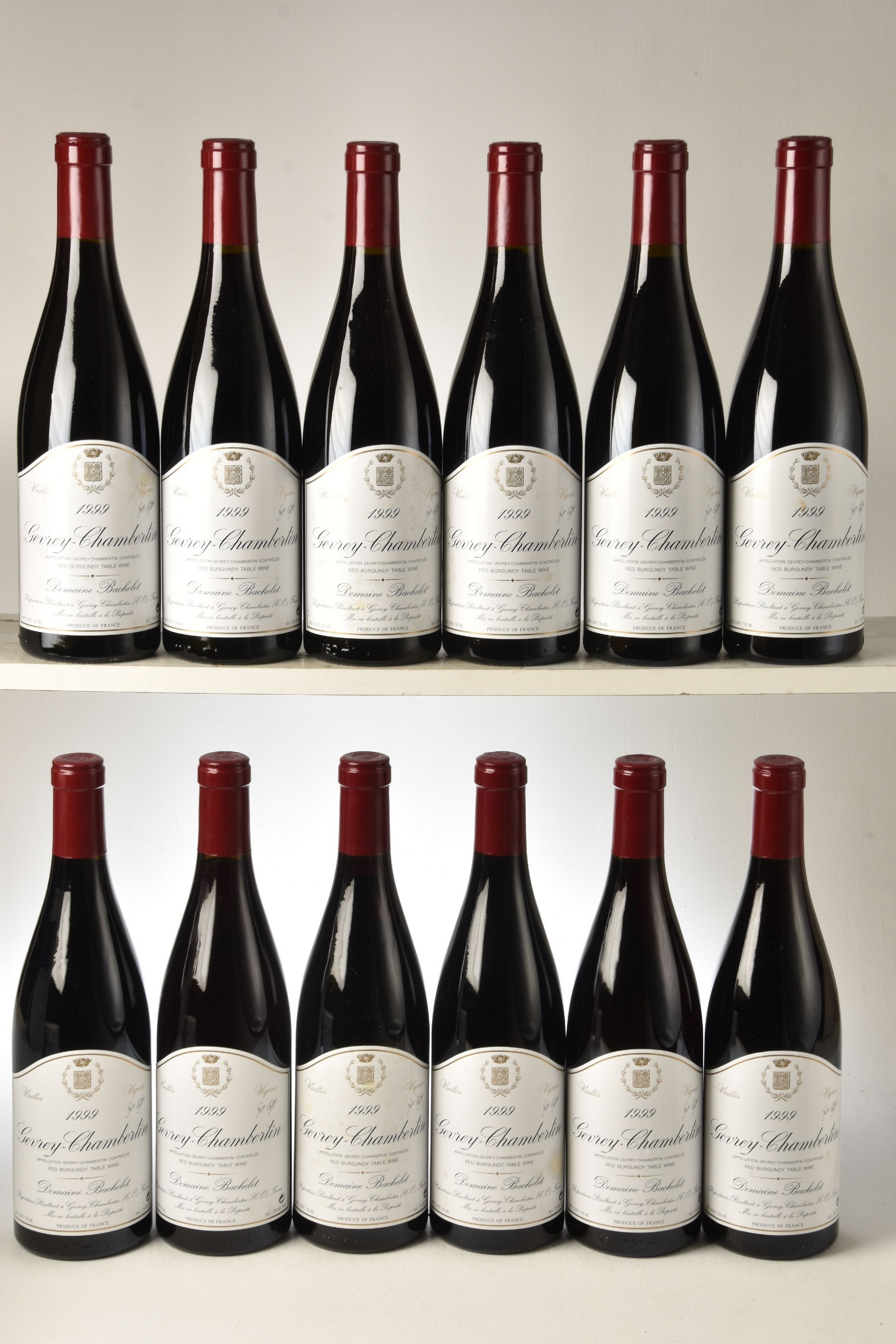 Gevrey Chambertin Vielles Vignes 1999 Domaine Denis Bachelet 12 bts OCC