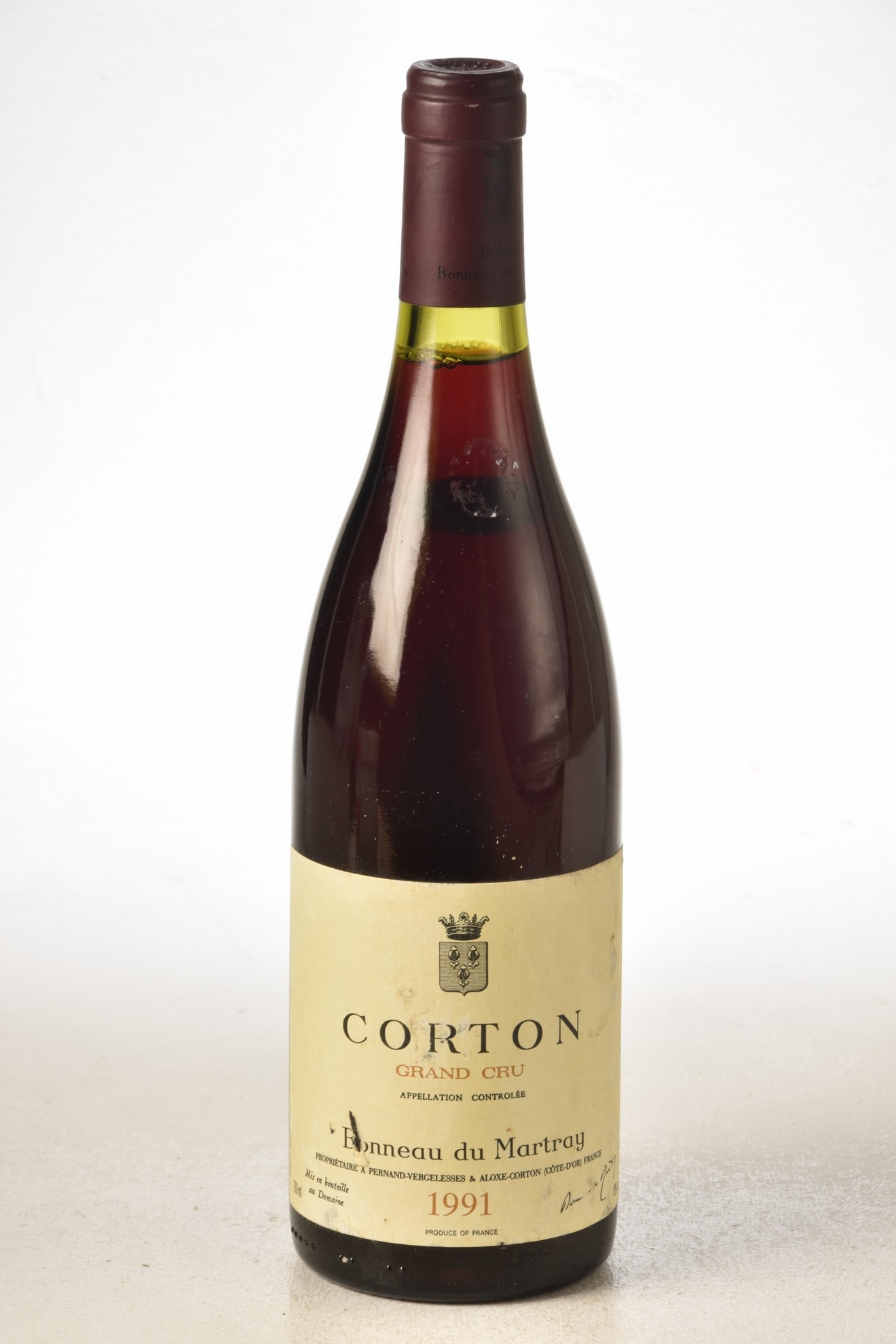 Corton Grand Cru 1991 Domaine Bonneau Du Martray 1 bt In Bond