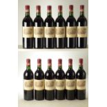 Chateau Lafite Rothschild 1986 Pauillac 12 bts OWC IN BOND