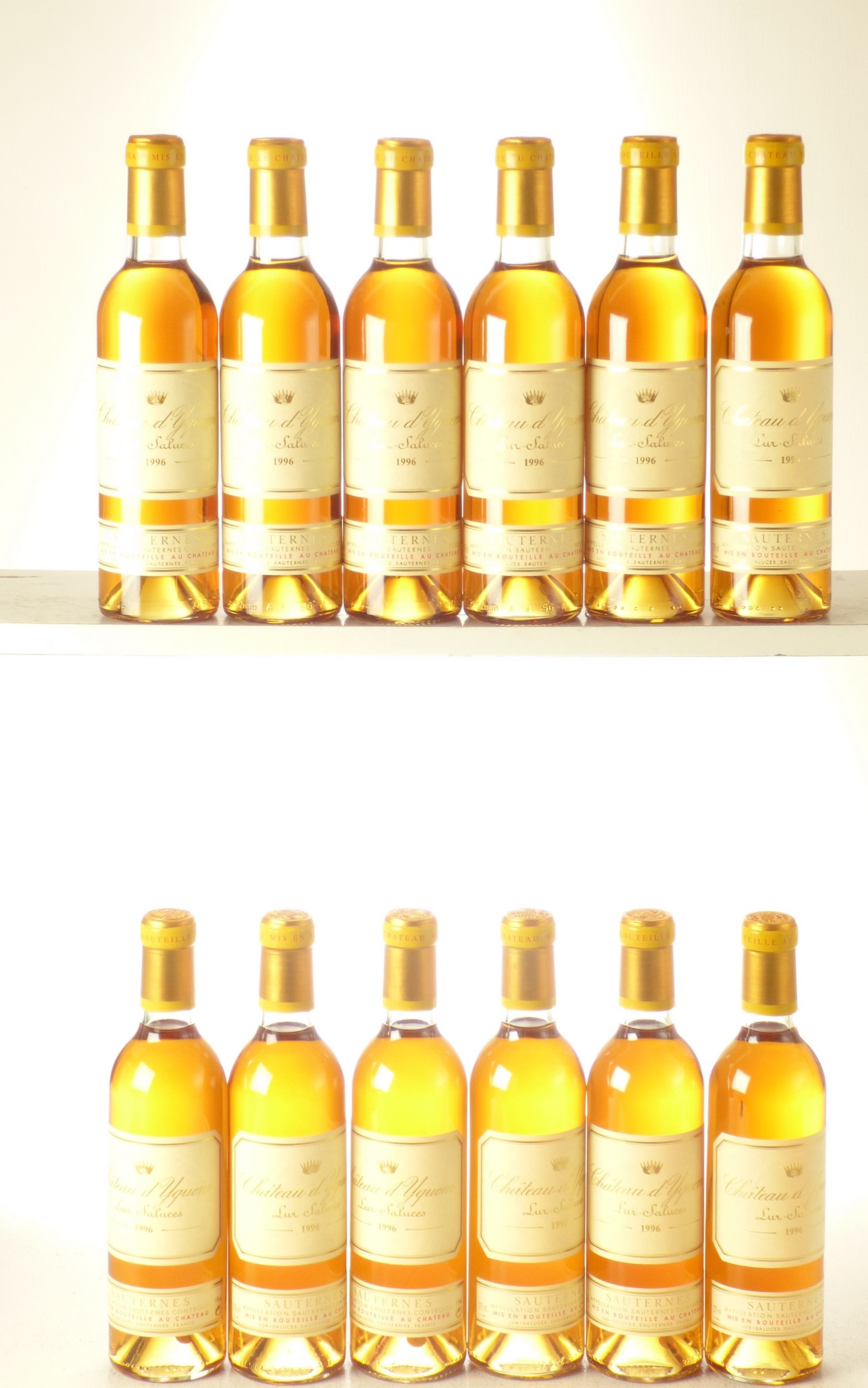 Chateau D'Yquem 1996 12 hf bts OWC In Bond