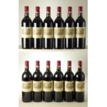 Chateau Lafite Rothschild 1996 Pauillac 12 bts OWC IN BOND