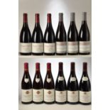 Mixed Fine Red Burgundy 12 bts