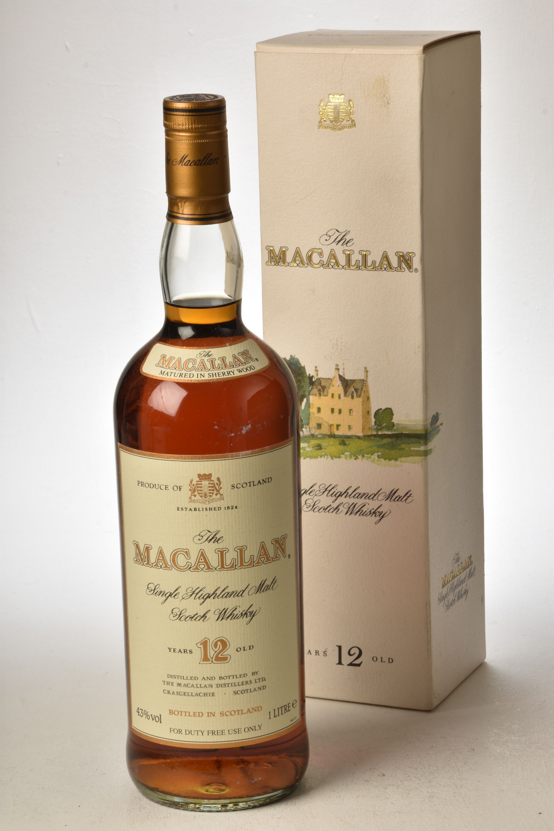 Macallan 12 Yr Old 1 Litre