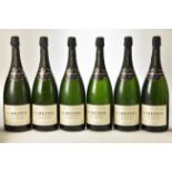 Champagne Le Mesnil Brut Blanc De Blancs NV 6 Mags OCC In Bond
