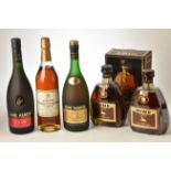 Hine Vsop Cognac 1970'S Bottling 70Cl 40 Vol 2 bts Harveys Grande Fine Champagne Cognac 1960'S Bottl